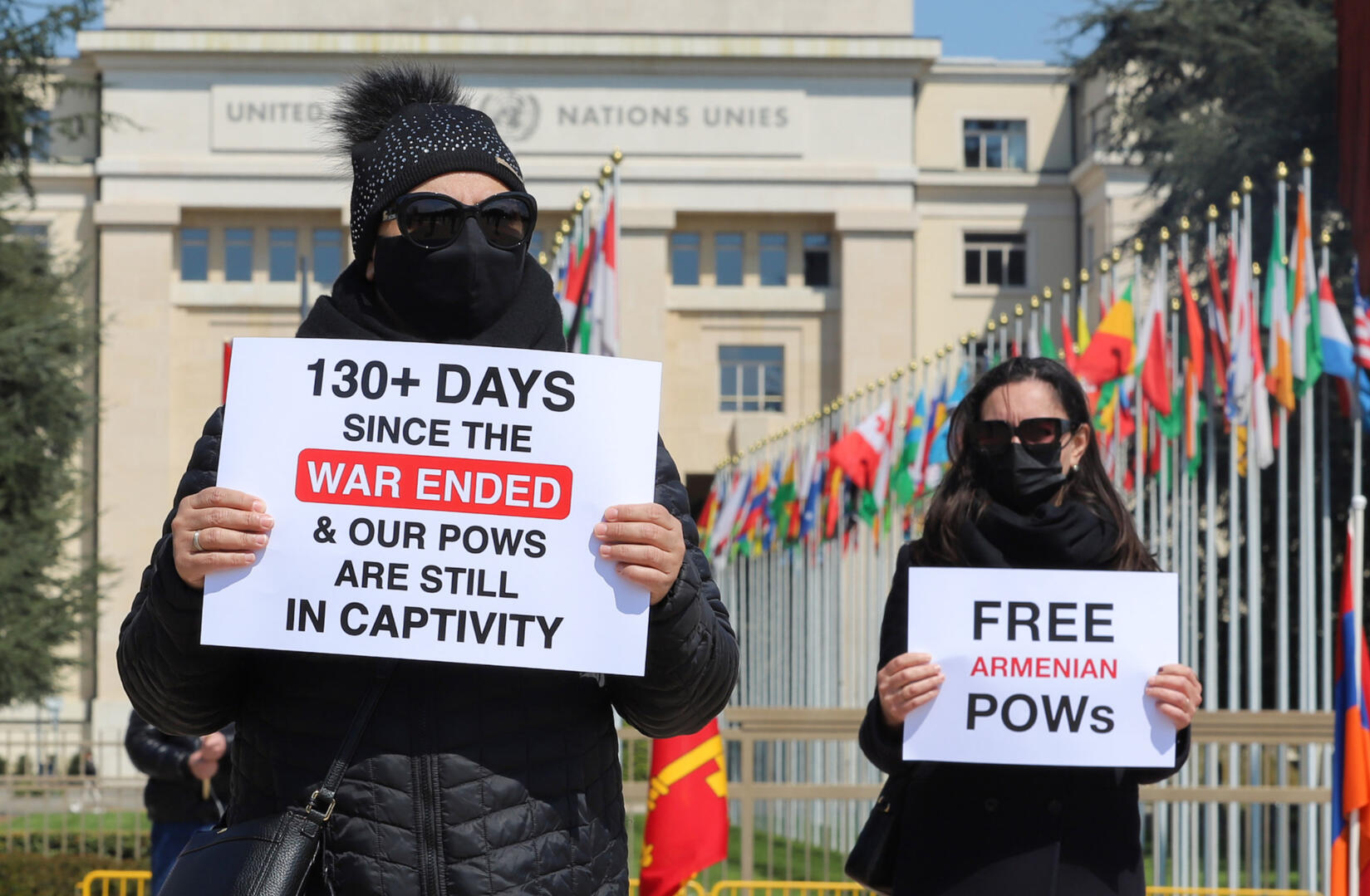 Protestors in Geneva -- Wikimedia Commons