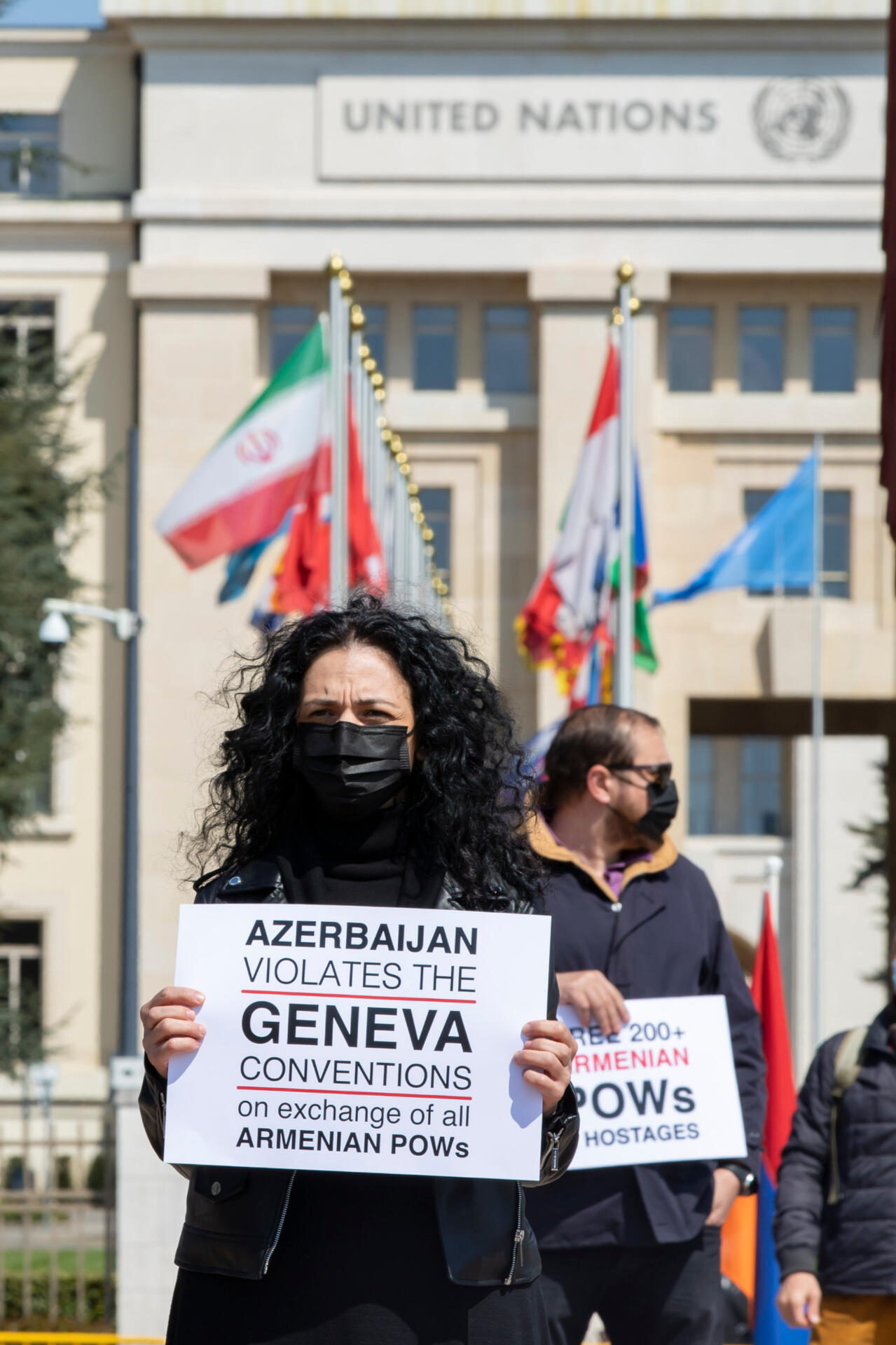 Protestors in Geneva -- Wikimedia Commons